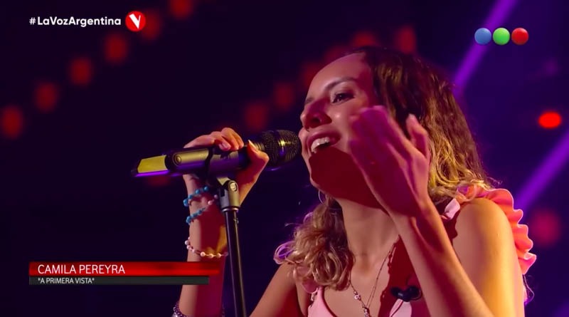 Camila Pereyra conquist al jurado y entr a La Voz